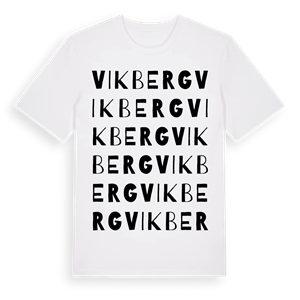 Vikberg ordlek t-shirt – ekologisk bomull t-shirt från Pinshirt
