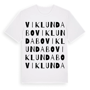Viklundabo ordlek t-shirt – ekologisk bomull t-shirt från Pinshirt