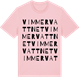 Pink Cotton t-shirt med Vimmervattnet ordlek t-shirt