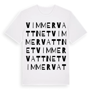 Vimmervattnet ordlek t-shirt – ekologisk bomull t-shirt från Pinshirt