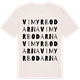 Vintage White t-shirt med Vimyrbodarna ordlek t-shirt