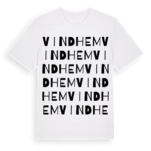 Vindhem ordlek t-shirt – ekologisk bomull t-shirt från Pinshirt