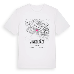 Vinkeltået karta t-shirt – ekologisk bomull t-shirt från Pinshirt