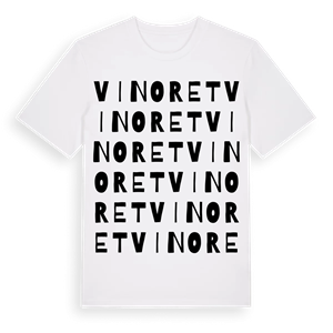 Vinoret ordlek t-shirt – ekologisk bomull t-shirt från Pinshirt