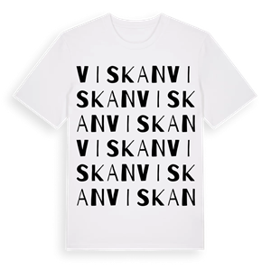 Viskan ordlek t-shirt – ekologisk bomull t-shirt från Pinshirt