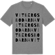 Mid Heather Gray t-shirt med Vitbergsbodarna ordlek t-shirt