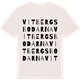 Vintage White t-shirt med Vitbergsbodarna ordlek t-shirt