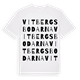 Vitbergsbodarna ordlek t-shirt