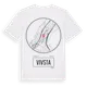 White t-shirt med Vivsta t-shirt