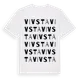 White t-shirt med Vivsta ordlek t-shirt