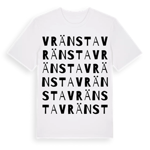Vränsta ordlek t-shirt – ekologisk bomull t-shirt från Pinshirt