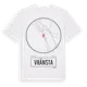 White t-shirt med Vränsta t-shirt