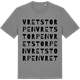 Mid Heather Gray t-shirt med Vretstorpen ordlek t-shirt