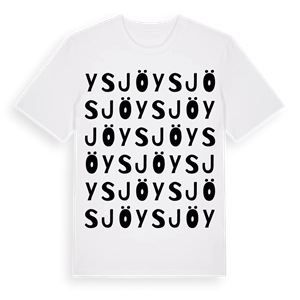 Ysjö ordlek t-shirt – ekologisk bomull t-shirt från Pinshirt