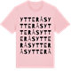 Pink Cotton t-shirt med Ytterås ordlek t-shirt