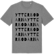 Mid Heather Gray t-shirt med Ytterbodarna ordlek t-shirt
