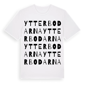 Ytterbodarna ordlek t-shirt – ekologisk bomull t-shirt från Pinshirt