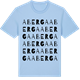 Blue Soul t-shirt med Aberga ordlek t-shirt