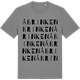 Mid Heather Gray t-shirt med Åbrinken ordlek t-shirt