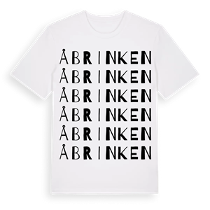 Åbrinken ordlek t-shirt – ekologisk bomull t-shirt från Pinshirt