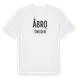 White t-shirt med Åbro i Sverige t-shirt