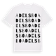 White t-shirt med Adelsbo ordlek t-shirt