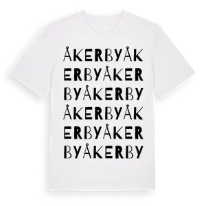 Åkerby ordlek t-shirt – ekologisk bomull t-shirt från Pinshirt