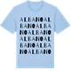Blue Soul t-shirt med Albano ordlek t-shirt