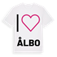 Jag älskar Ålbo t-shirt stort tryck