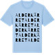 Blue Soul t-shirt med Alderkärret ordlek t-shirt