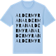 Blue Soul t-shirt med Aldermyran ordlek t-shirt