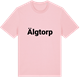 Pink Cotton t-shirt med Älgtorp fetstil t-shirt