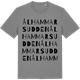 Mid Heather Gray t-shirt med Ålhammarsudden ordlek t-shirt
