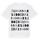 Ålhammarsudden ordlek t-shirt