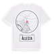 White t-shirt med Ållesta t-shirt