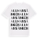 Allmansängen ordlek t-shirt