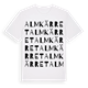 Almkärret ordlek t-shirt