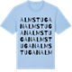 Blue Soul t-shirt med Almstugan ordlek t-shirt