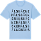 Blue Soul t-shirt med Ålsbäcken ordlek t-shirt