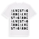 Alvestagärde ordlek t-shirt