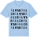 Blue Soul t-shirt med Älvsnäbben ordlek t-shirt