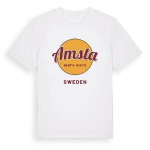 Amsta cirkel t-shirt – ekologisk bomull t-shirt från Pinshirt