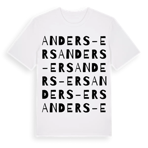 Anders-Ers ordlek t-shirt – ekologisk bomull t-shirt från Pinshirt