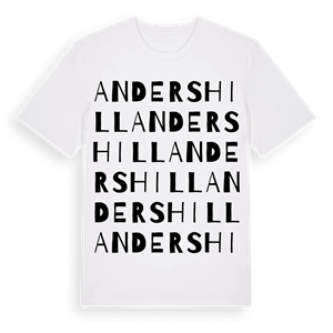 Andershill ordlek t-shirt – ekologisk bomull t-shirt från Pinshirt