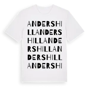 Andershill ordlek t-shirt – ekologisk bomull t-shirt från Pinshirt