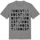 Mid Heather Gray t-shirt med Ändesta ordlek t-shirt
