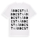 Åndesta ordlek t-shirt