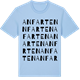 Blue Soul t-shirt med Anfarten ordlek t-shirt