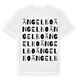 White t-shirt med Ängelbo ordlek t-shirt