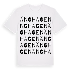 Änghagen ordlek t-shirt – ekologisk bomull t-shirt från Pinshirt